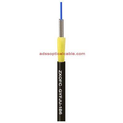 Military Tactical Fiber Optic Cable With TPU 2 4 6 Core 9/125um Tight Buffer