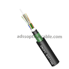 Non Metallic Direct Burial Fiber Optic Cable , Single Mode Armored Fiber Cable