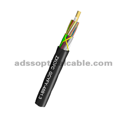 4*12 SM Gel Free Cable , MicroDuct Air Blowing G652d Fiber Optic Cable HDPE