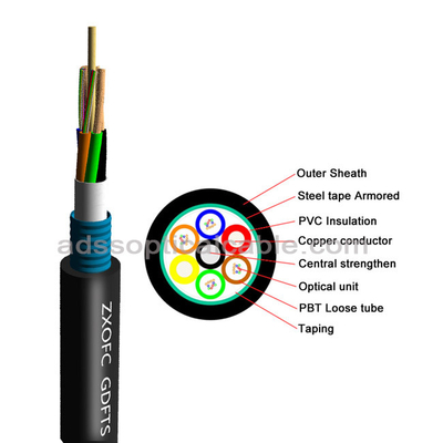 GDTS Hybrid Fiber Optic Cable Ultraviolet Prevention With Steel Tape