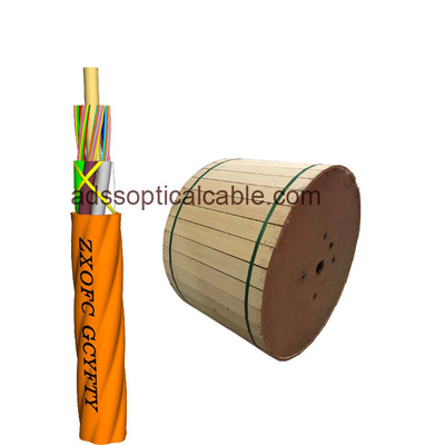 Stranded MicroDuct Gel Free Cable , 12 24 48 Core Fiber Optic Cable GCYFTY