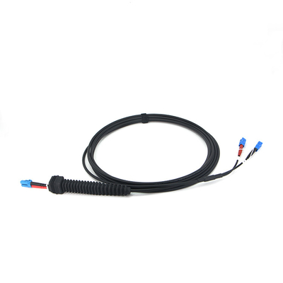 DX LC Connector CPRI Fiber Cable NSN Boot FTTA 50m 2 Core